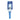 Battersea Cat Kicker Print Blauw Assorti