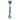 Battersea Touw / Rubber Tug Blauw